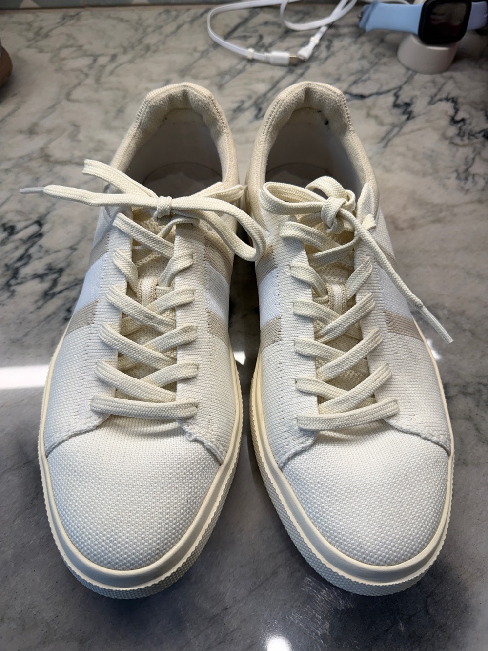 Rothy’s womens RS02 Sneaker in Buff